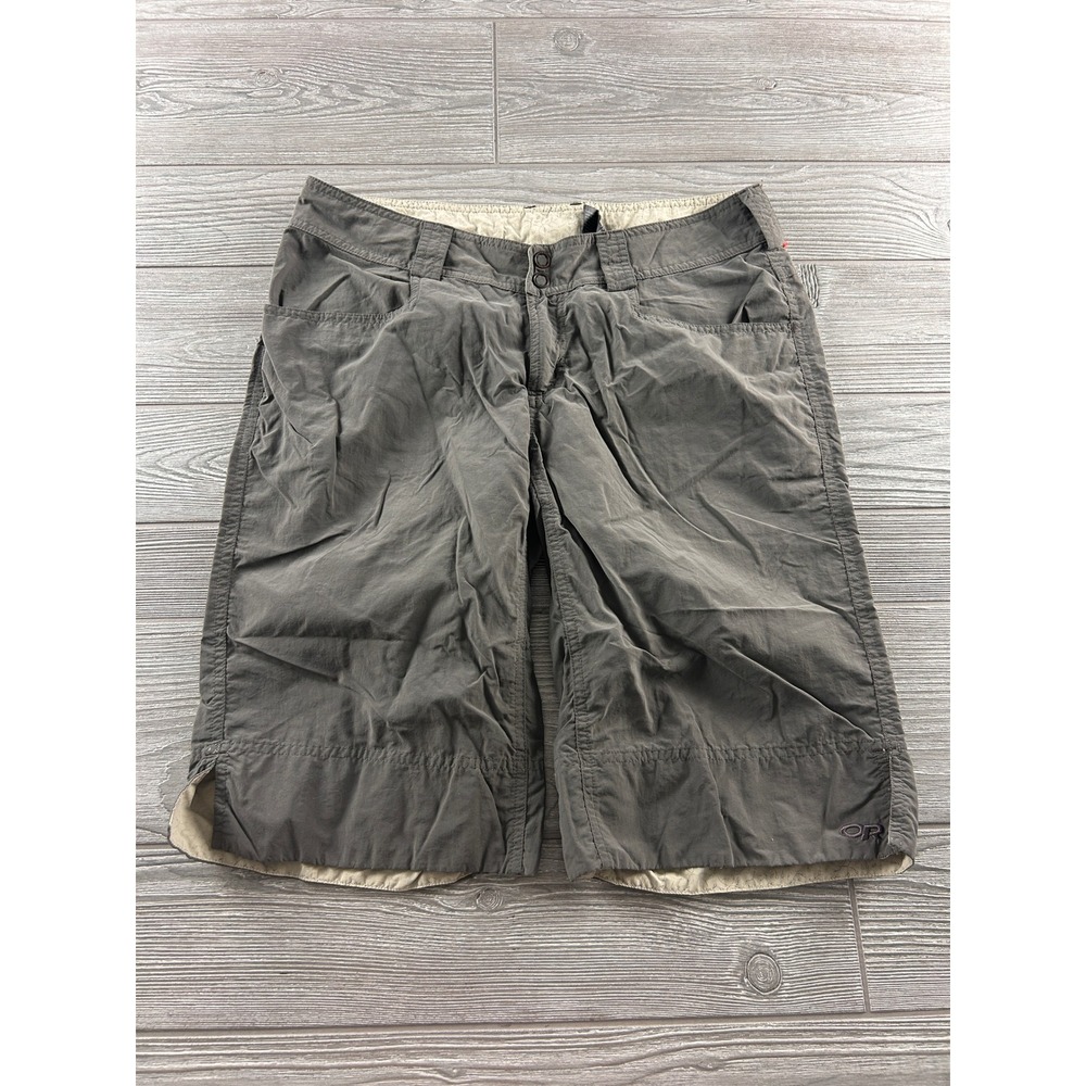 Outdoor Research OR Gray Nylon Hiking Shorts Mens Medium Gray Technical Trail